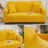 Желтый Эластичный Однотонный Чехол для Кресла Диван Всевключено Чехол для Дивана 1 2 3 4 Местный Защита Дивана Растяжимый для Дома