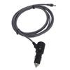 10ft DC Power Cable Cigar Lighter DC12V To 24V Water Resistant 18AWG DC Power Supply for Trucks Buses Ships Gray
