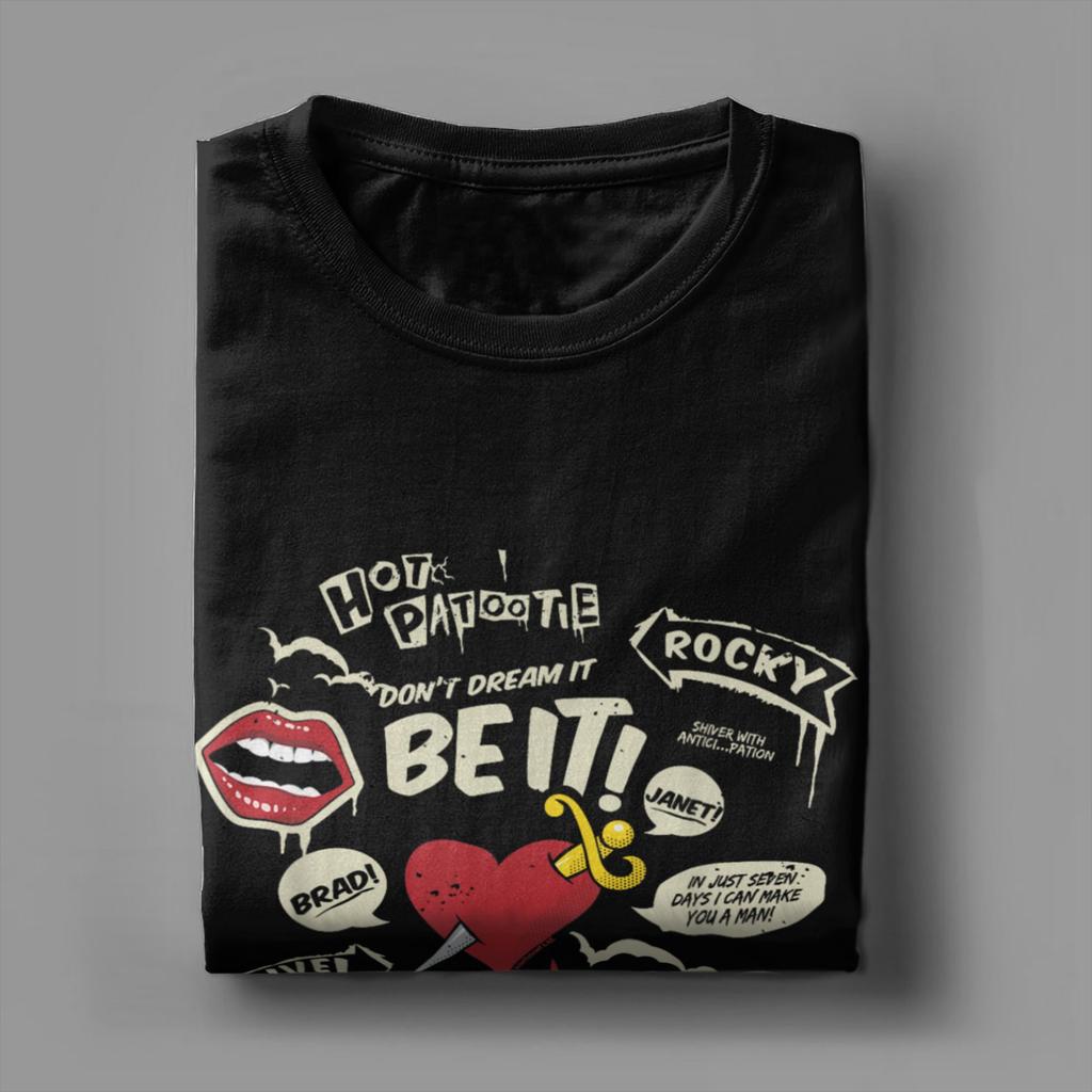 Мужская футболка The Horror Show Icons And Quotes Новинка 100% хлопок Футболка с коротким рукавом Футболки Круглый вырез Одежда Новая