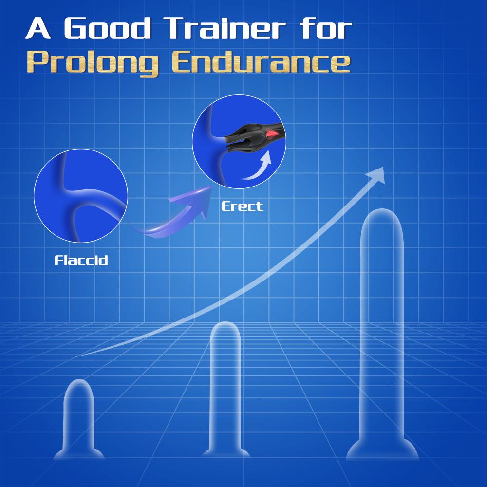 Тренажер для головок для мужчин, мощный вибрирующий пенис, мастурбатор для точки G, мягкий кончик пальца, продлевающий выносливость, массажный вибратор, эротические игрушки