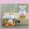 Adorable Yu Gui Dog Party 6-pack Big-ear Dog Pudding Dog Handicrafts Diy Patch Toys Decoration Ornaments