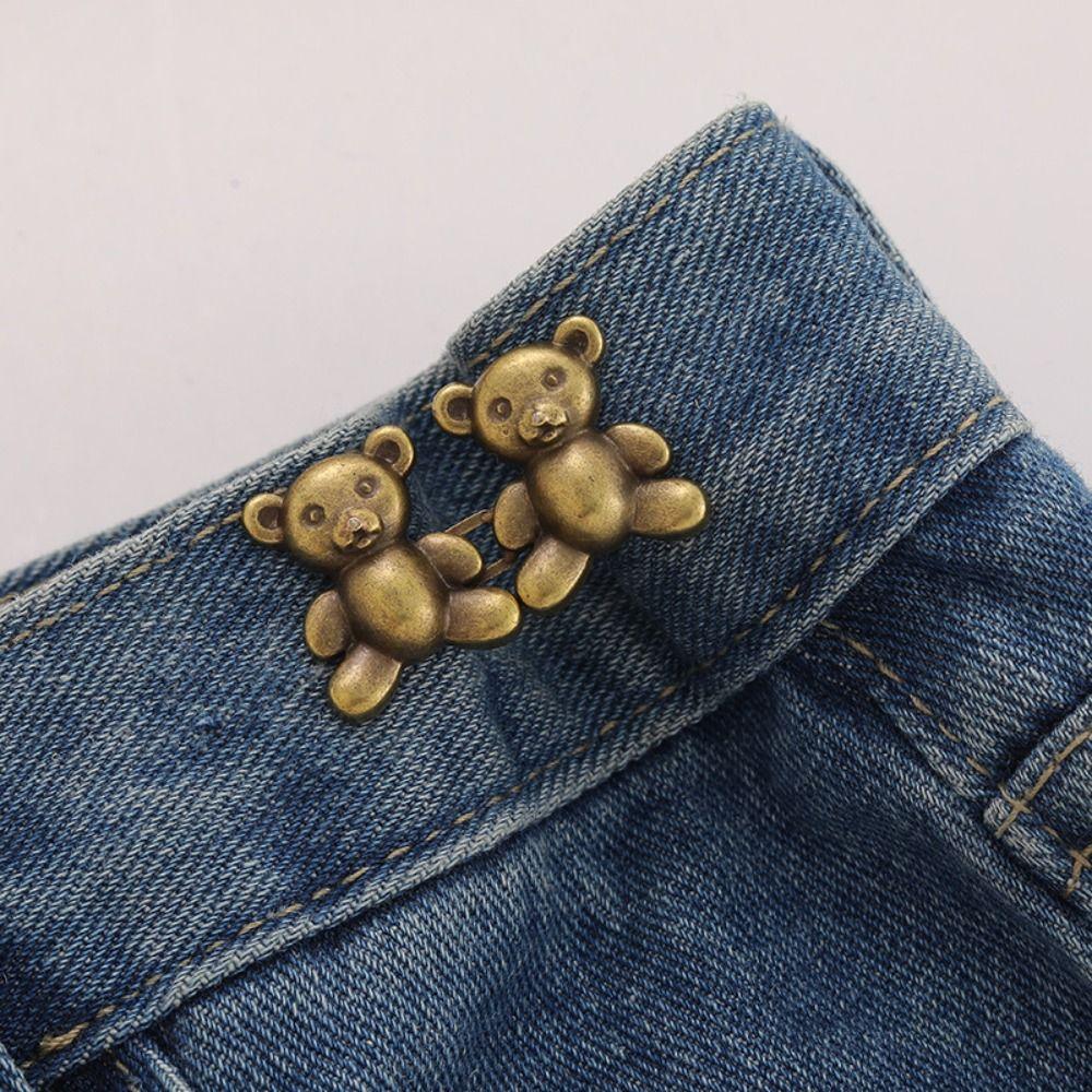 Button Clasps Jean Fit Tighten Buckles Colorful Jean Buttons for Loose Jeans  Waist Accessories