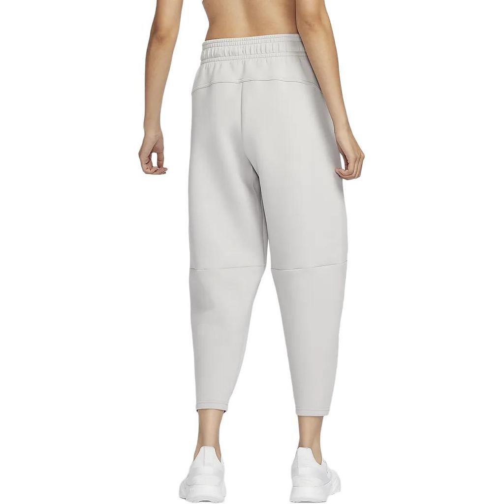 Nike Dri-Fit Prima High-Waisted Training Nine-Point Tapered Knit Pants Женские брюки Light-Iron-Ore Black FB5429-014