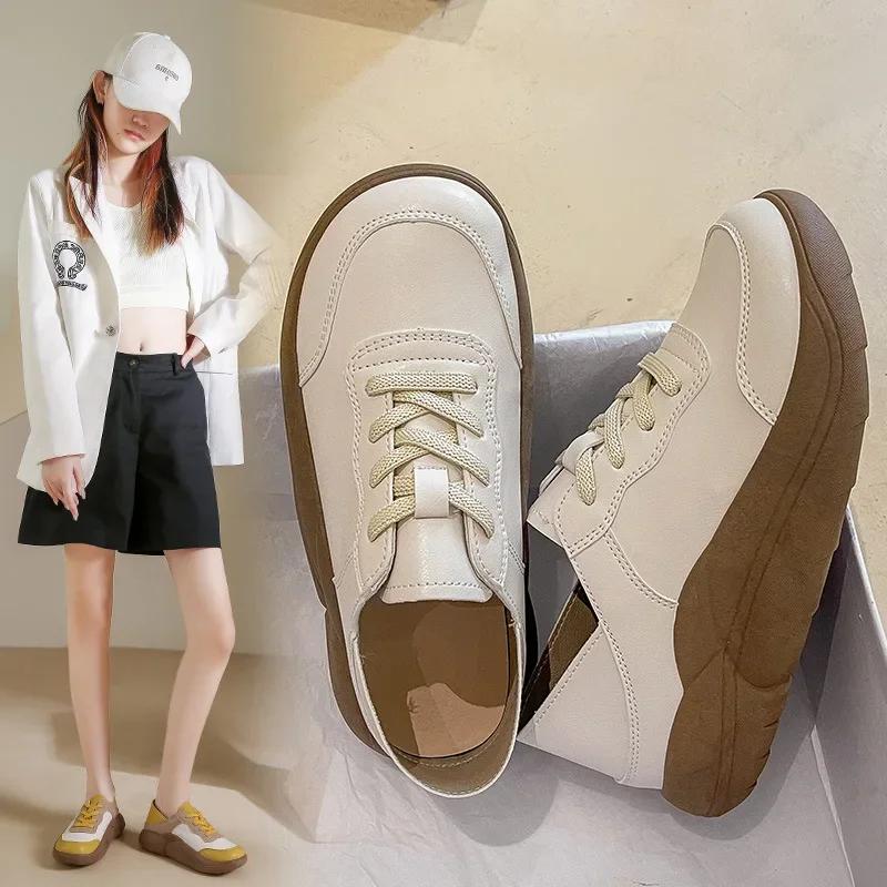 New Trendy Board Shoes Women's Korean Edition Fashion Versatile Breathable Slippers Outdoor Street Flat Casual Shoes