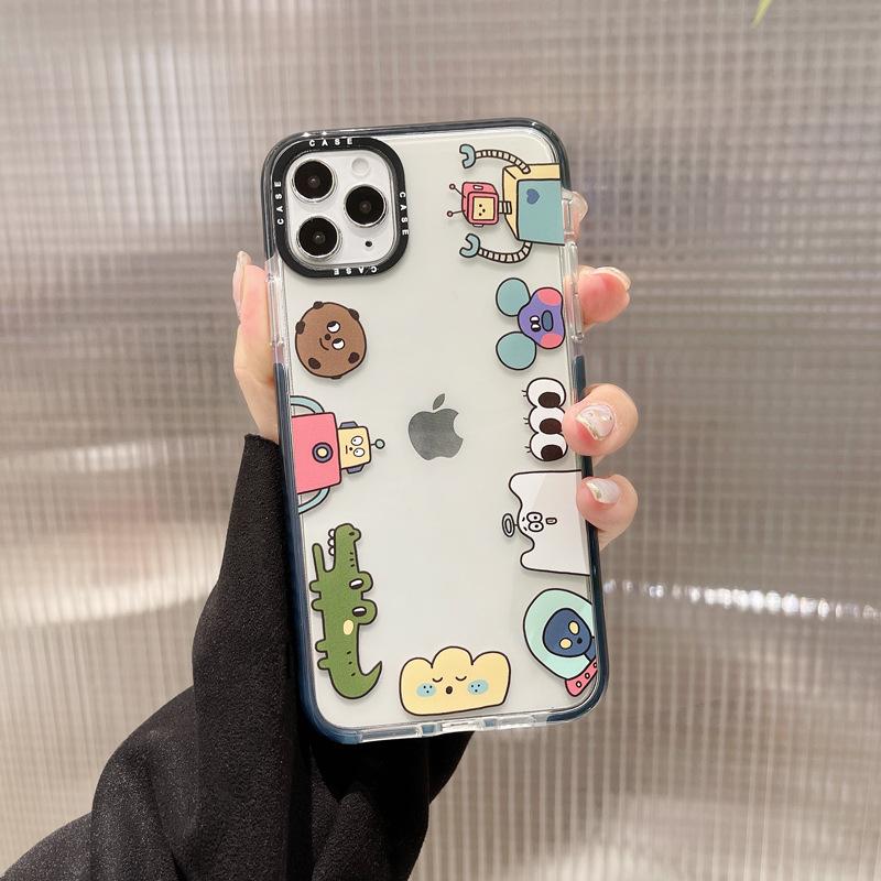 Мультяшный монстр для IPhone 16, Чехол для телефона Apple 15 Pro Max, Совместим с 14 и 13 Plus, Доступен в различных размерах