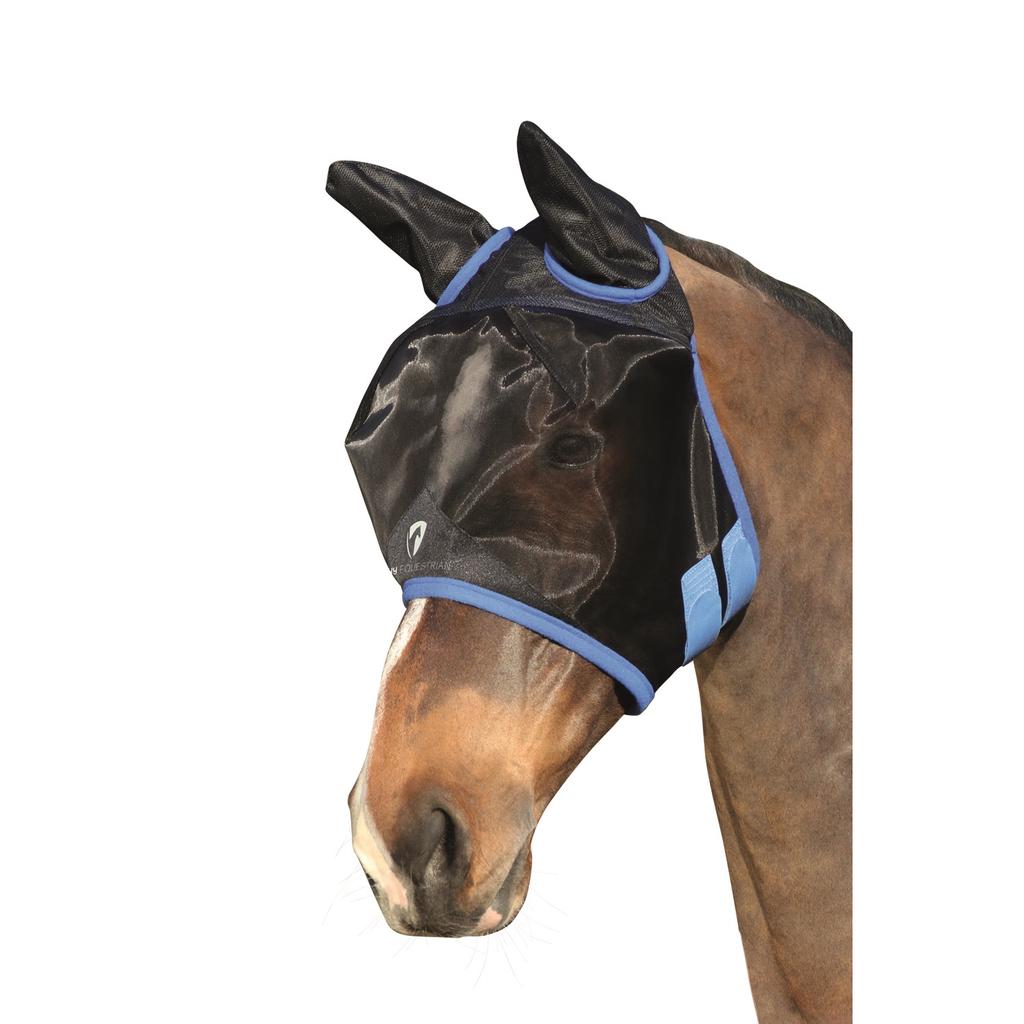 Hy BHB Equestrian Mesh Half Mask With Ears