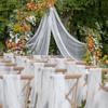 Свадебная арка драпировка шифоновая ткань драпировка занавес свадьба день рождения вечеринка фон декор своими руками свадебный шифон прозрачный праздничные принадлежности