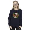 Rick And Morty Womens/Ladies Christmas Wreath Sweatshirt