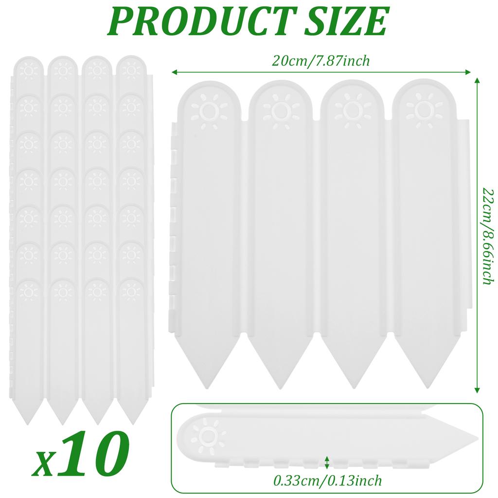 2м Садовый газон Земля Бордюрный забор Уличный газонный бордюр Ограждение Пластиковый двор Ландшафтная дорожка Сделай сам Декоративный