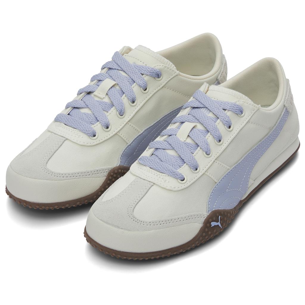 Puma Bella Ut Холщовые Модные Универсальные Удобные Легкие Низкие Повседневные Кроссовки Унисекс Белый Синий 403492-03