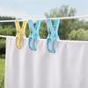 15PCS Plastic Quilt Clips Rust Proof Windproof Clothespins Bed Sheets Clips  Drying Laundry
