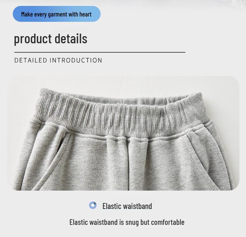 Хлопковые спортивные штаны для мальчиков на весну и осень - Повседневные длинные брюки для детей, в стиле школьной формы.