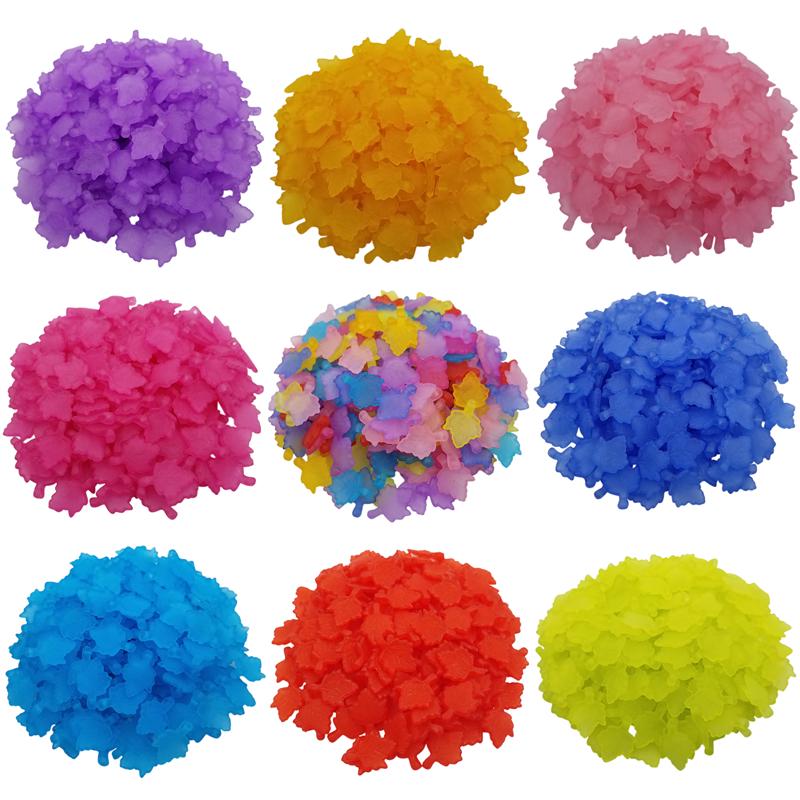 Простая мода для детей Кленовые листья Прозрачные многоцветные свободные бусины Мода для изготовления ювелирных изделий Аксессуары Ожерелье Браслет Изысканные ювелирные изделия