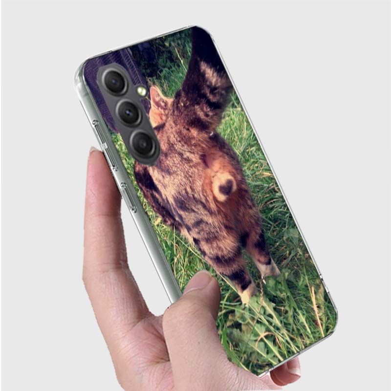 Pet Cat Funny Memes Phone Case for Samsung A16 A26 A36 A56 A17 A37 A57 A07 A06 A02S A03 A04S A05S Galaxy Note 20 10 A50S A71 A51