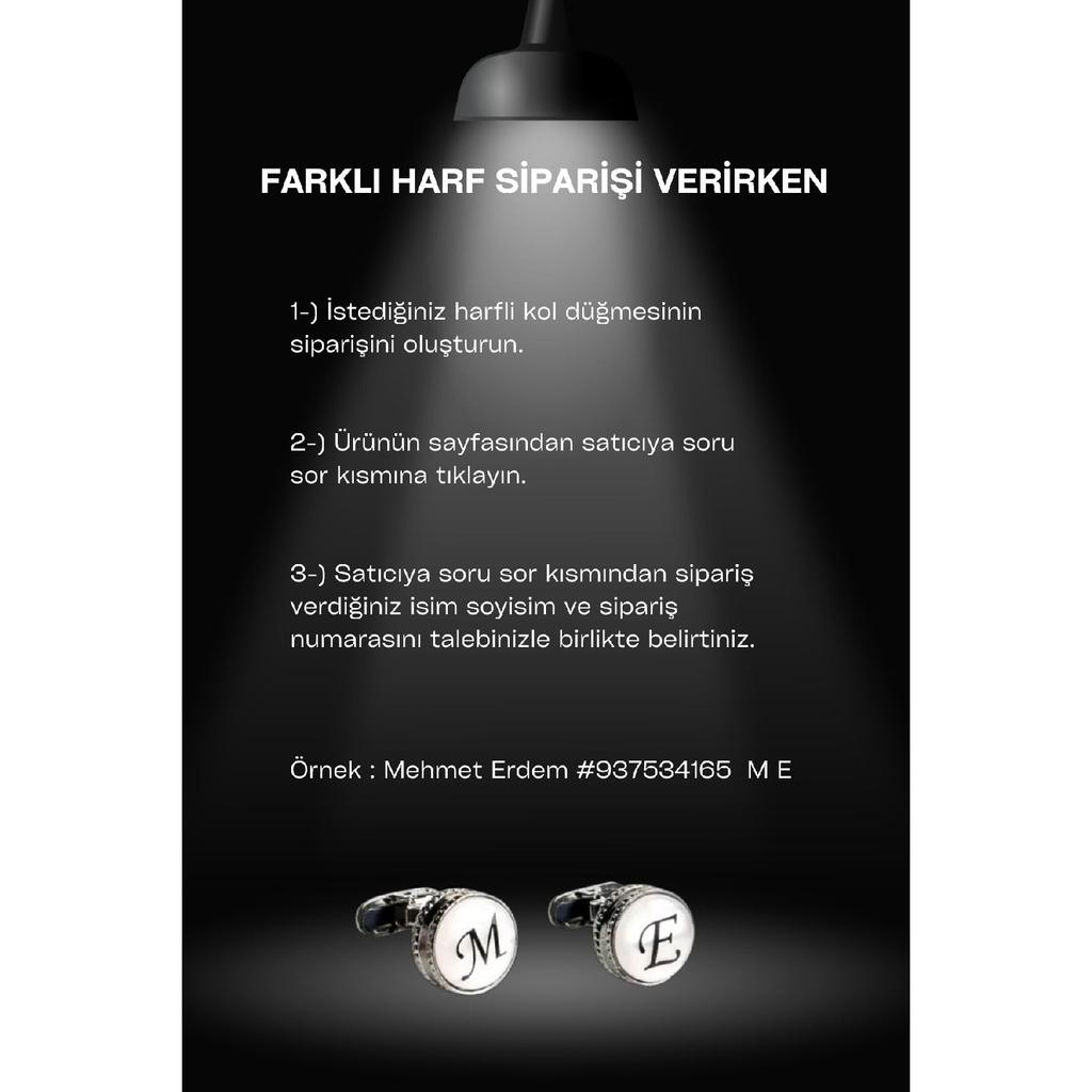 Персонализированная запонка серебряного цвета с буквой А