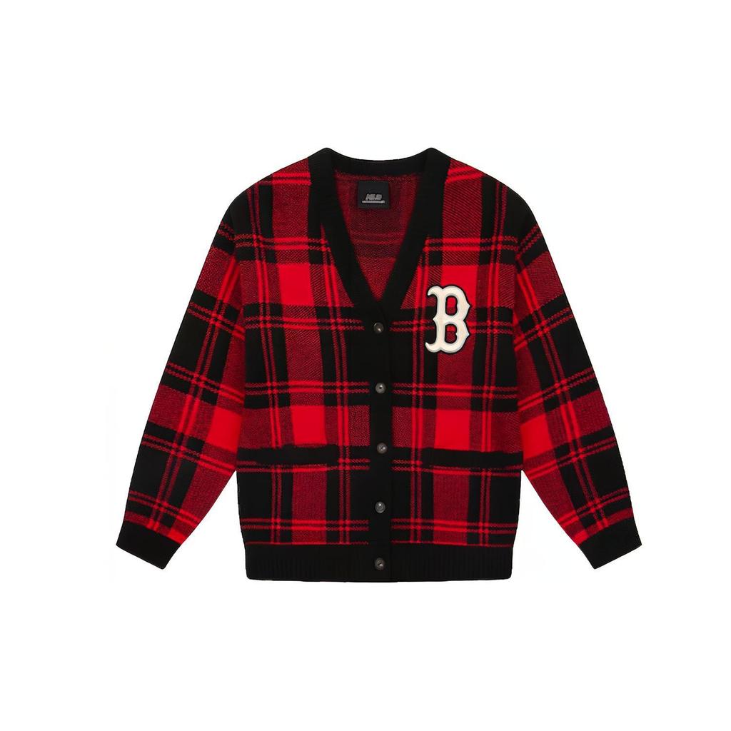 New MLB Knitwear Unisex Red 31KTE1041-43R