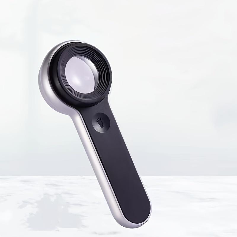 60-кратная лупа со светодиодной подсветкой, регулируемая перезаряжаемая HD-лупа высокой мощности