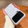 Прозрачный акриловый чехол для беспроводной зарядки MagSafe для Xiaomi Mi 17 Pro Max 15T Pro, противоударный бронированный чехол из ПК+ТПУ с магнитной крышкой