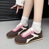 Fashion Women's Shoes 2025 New Front Lace-up Women's Vulcanize Shoes Fashion Color Matching Hot Sale Round Head Comfortable Casual Shoes
