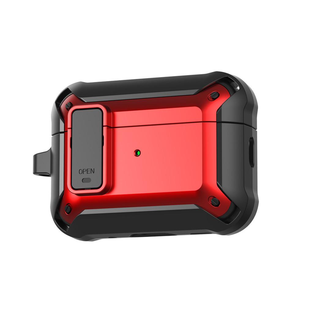 Чехол для наушников Mecha-стиль подходит для AirPods Pro1 Apple защитный чехол Bluetooth 1-го поколения защита от падения 1011 мужчины