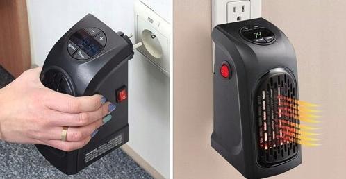 Powerful mini electric heater, contact heater, 400W heater