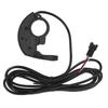 Thumb Throttle Left and Right Universal SM Connector 12-72V Electric Cycling Thumb Throttle for 22mm