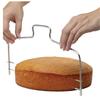 Double Line Adjustable Metal Cake Cutter Stainless Steel Cake Pastry Slicer Tools Decorating Mold Bakeware Kitchen Baking Tool 2