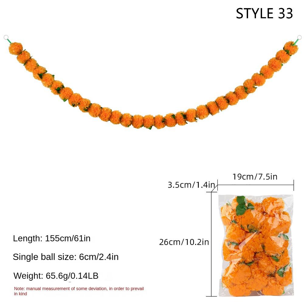 Indian Style Fake Plant 140-160cm Home Party Decor For Halloween Day of The Dead