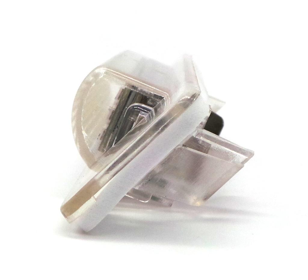 Светодиодные фонари подсветки номерного знака 2 шт., совместимые с Mercedes, 12 В, для бездорожья