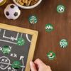 500Pcs Self-Adhesive Soccer Stickers Round Football Pattern Sealing Sticker  Party Decor