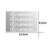 4Pcs Car Accessories PVC Emblem Car Body Side Door Wheel Rims Stickers For Lexus CT200h F sport ES LS IS GS LC RC GC RX UX NX GXKP2 