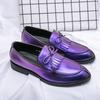 Newest Italian Patent Leather Oxford Mens Shoes for Men Luxury Wedding Pointed Toe Dress Footwear Loafers Flats Plus Size 38-48