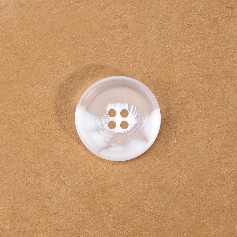 Пуговицы с полупрозрачным узором из смолы, мужская и женская одежда, пальто, свитера, костюмы, высококачественные круглые пуговицы, универсальные пуговицы для пальто