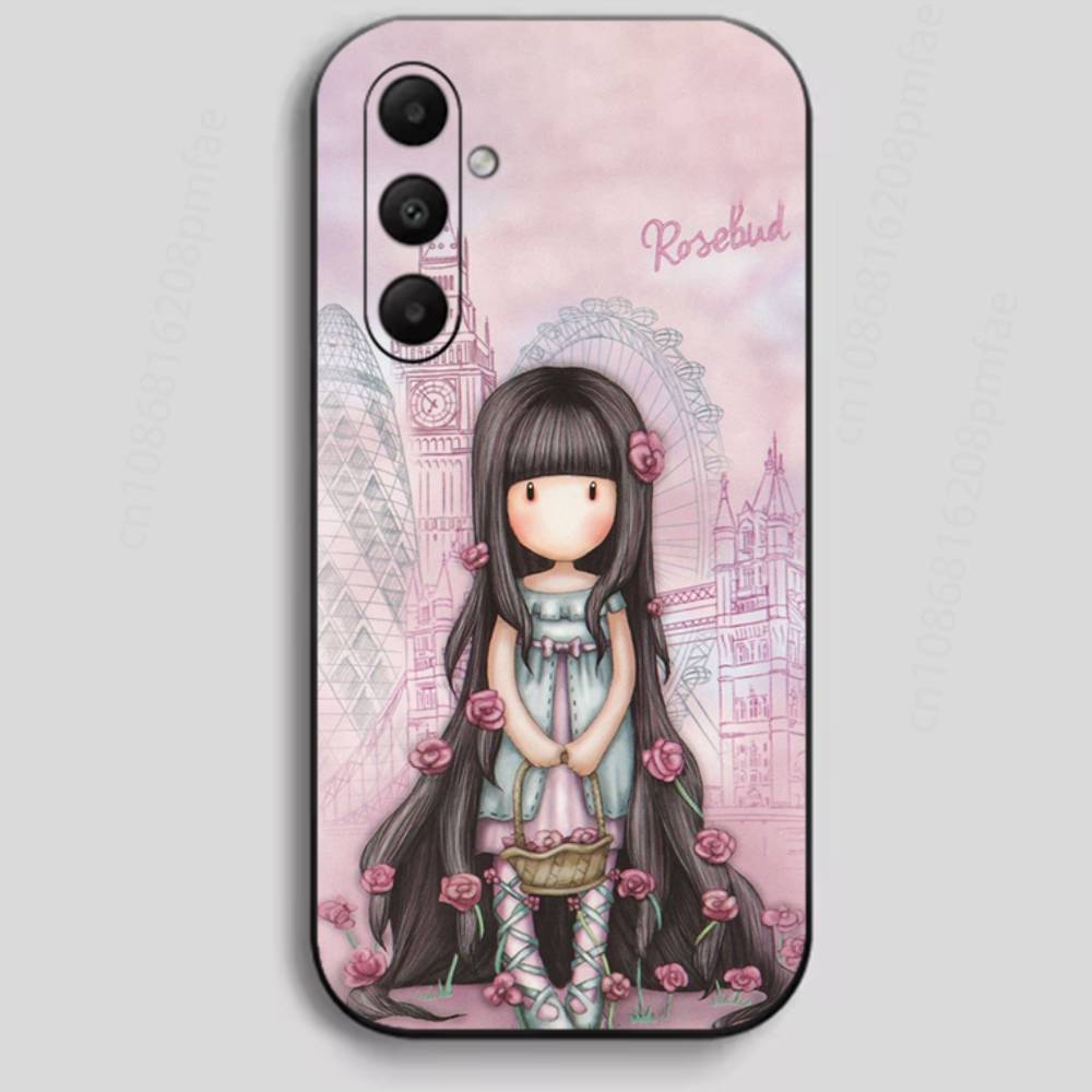Милый S-Santoro G-Gorjuss чехол для телефона Samsung Galaxy A73,23,53,33,24,72,22,52,32,54,A34 Мягкий чехол