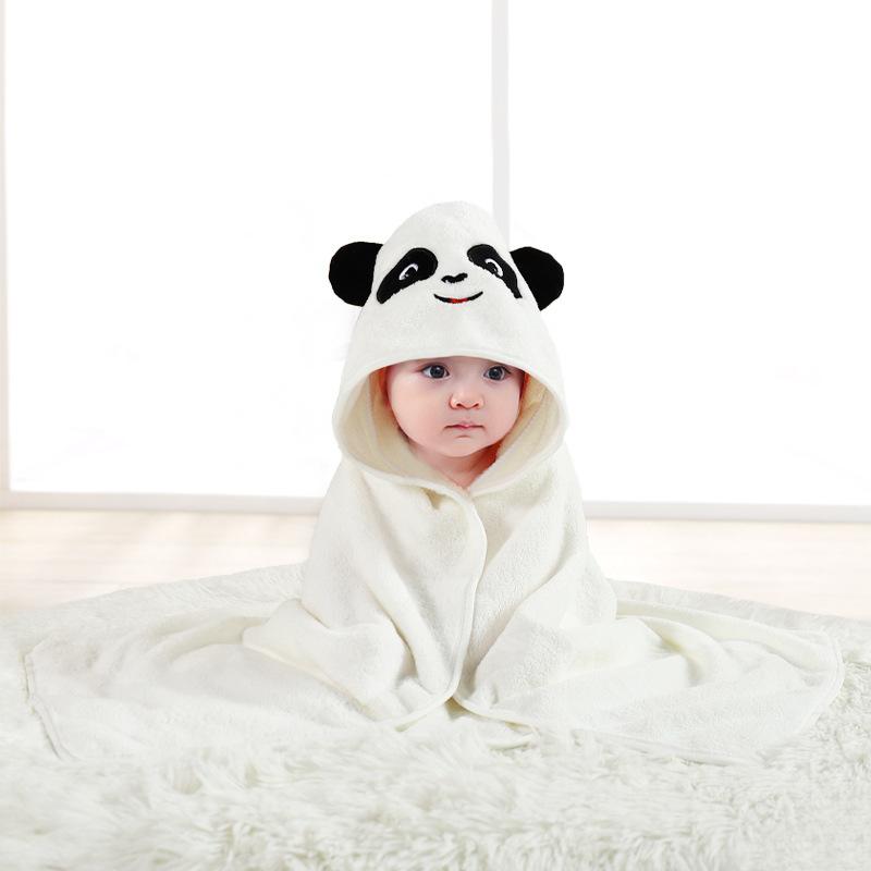 Cartoon Animal Baby Bath Towels Soft Newborn Hooded Towel Blanket Toddler Bathrobe Warm Sleeping Swaddle Wrap for Boys Girls