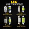 LED Interior Map Dome Trunk Light Ceiling Bulbs Kit For Jeep Wrangler YJ TJ JK 1987- 2014 2015 2016 2017 2018 Car Accessories