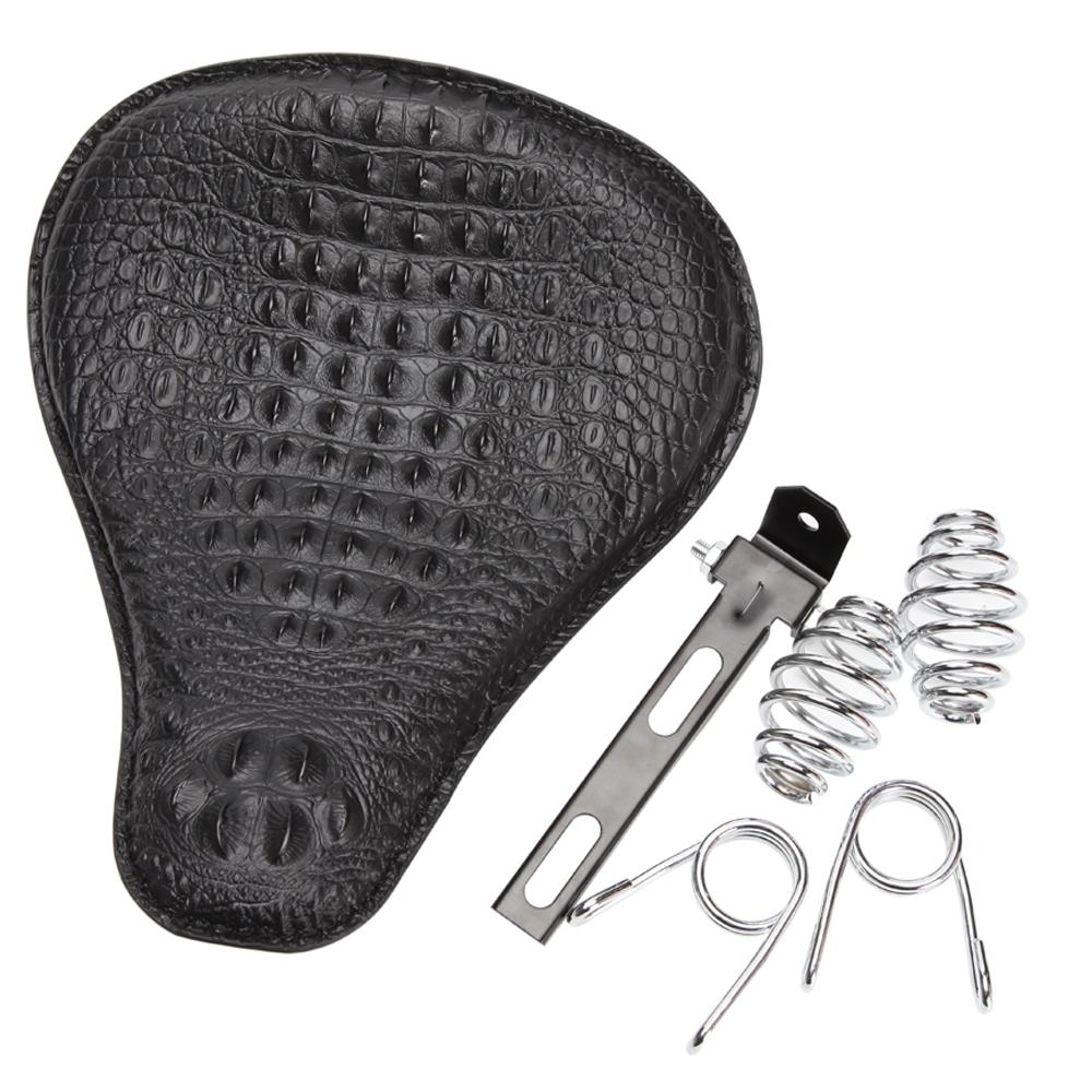 Универсальный мото-поплавок мотоцикла Solo Seat Chopper седло винтажные детали подушек для harley Sportster 1200 883