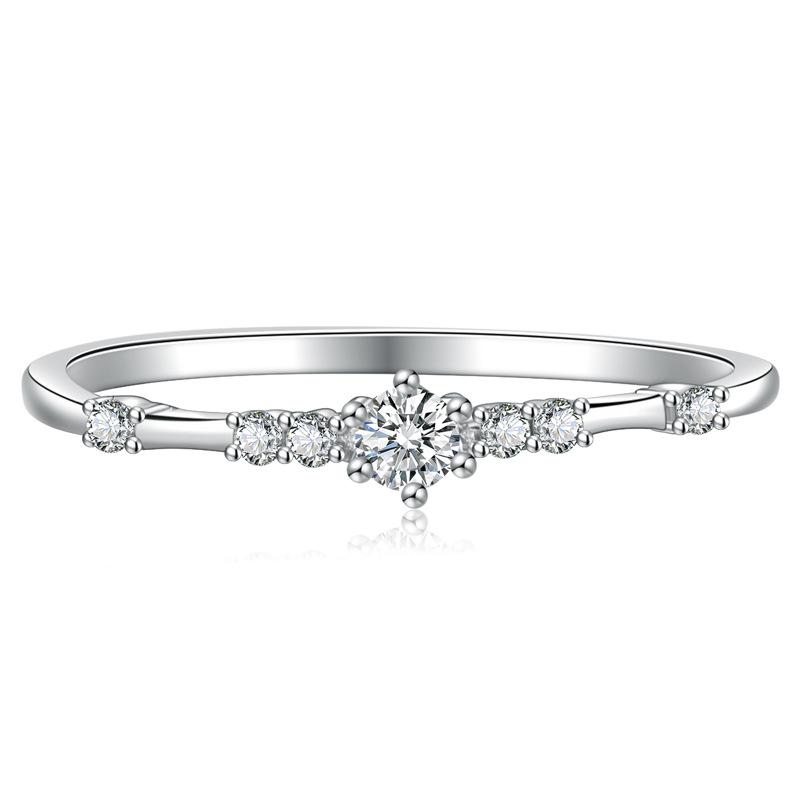 Классическое кольцо Lindon из медного сплава с цирконием, женские ювелирные изделия, свадебный подарок для вечеринки