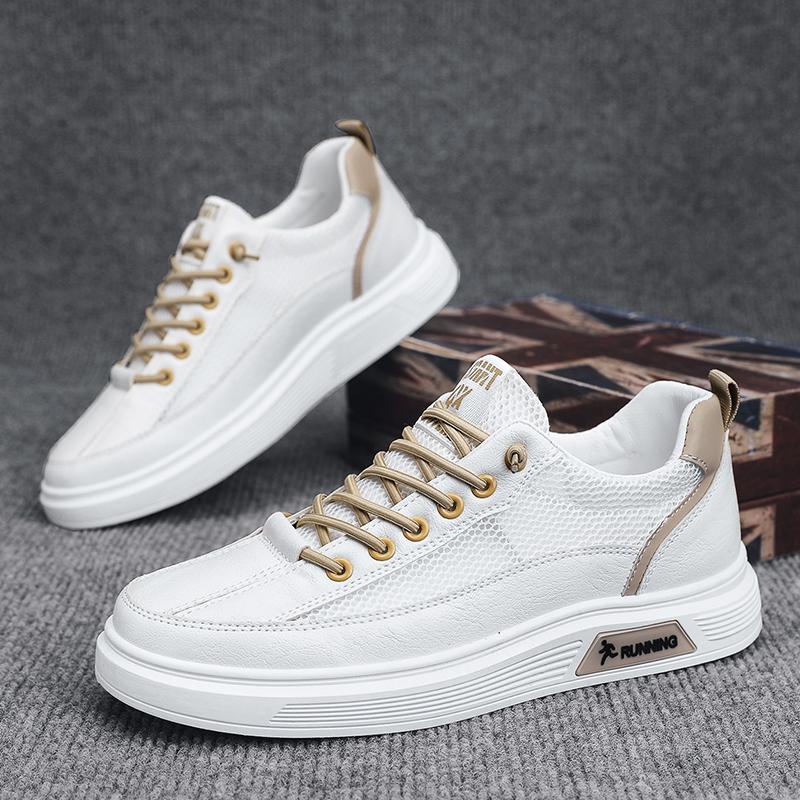 Скейтбордные вентилируемые туфли для мужчин, спортивные и развлекательные мокасины, износостойкие всесезонные мужские кроссовки, мягкие и удобные, новые