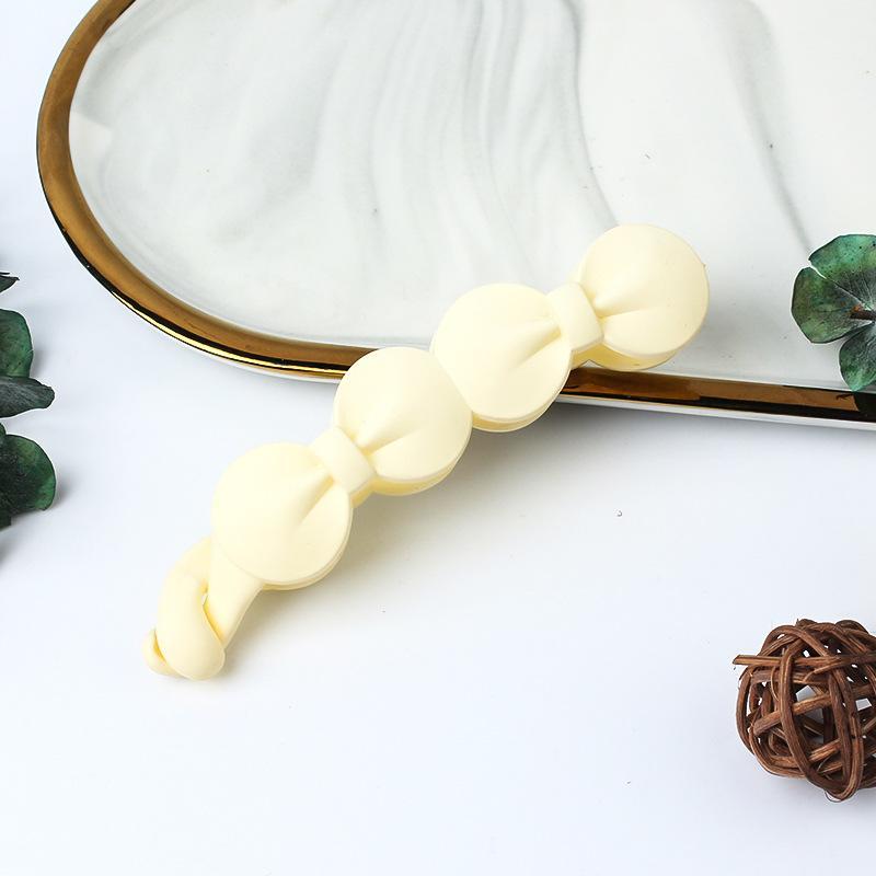 Frosted Banana Ponytail Clip Solid Color Hair Clip Women Hair Styling Clip Accessories Ponytail Barrettes Hair Claws Hairpins