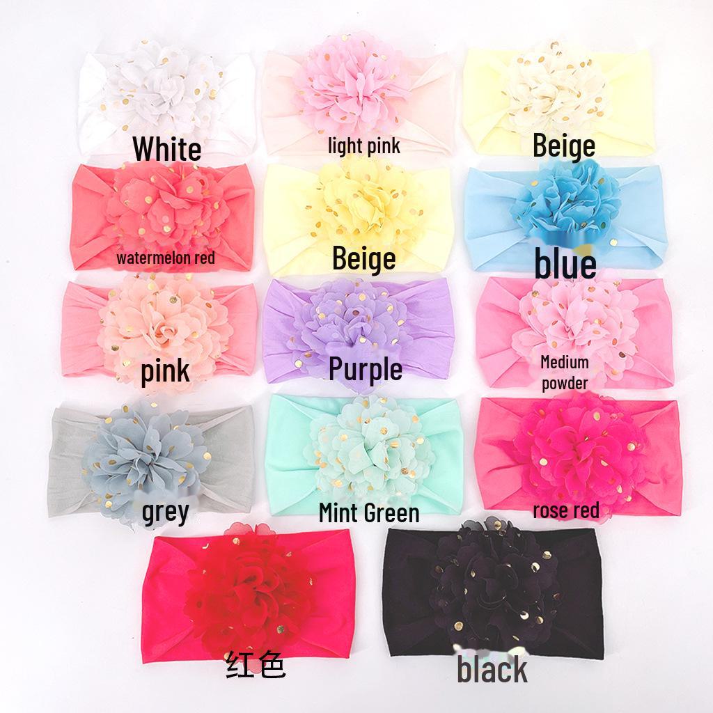 Детская повязка на голову весна 2022 г. — европейские и американские стили, аксессуары для волос для младенцев