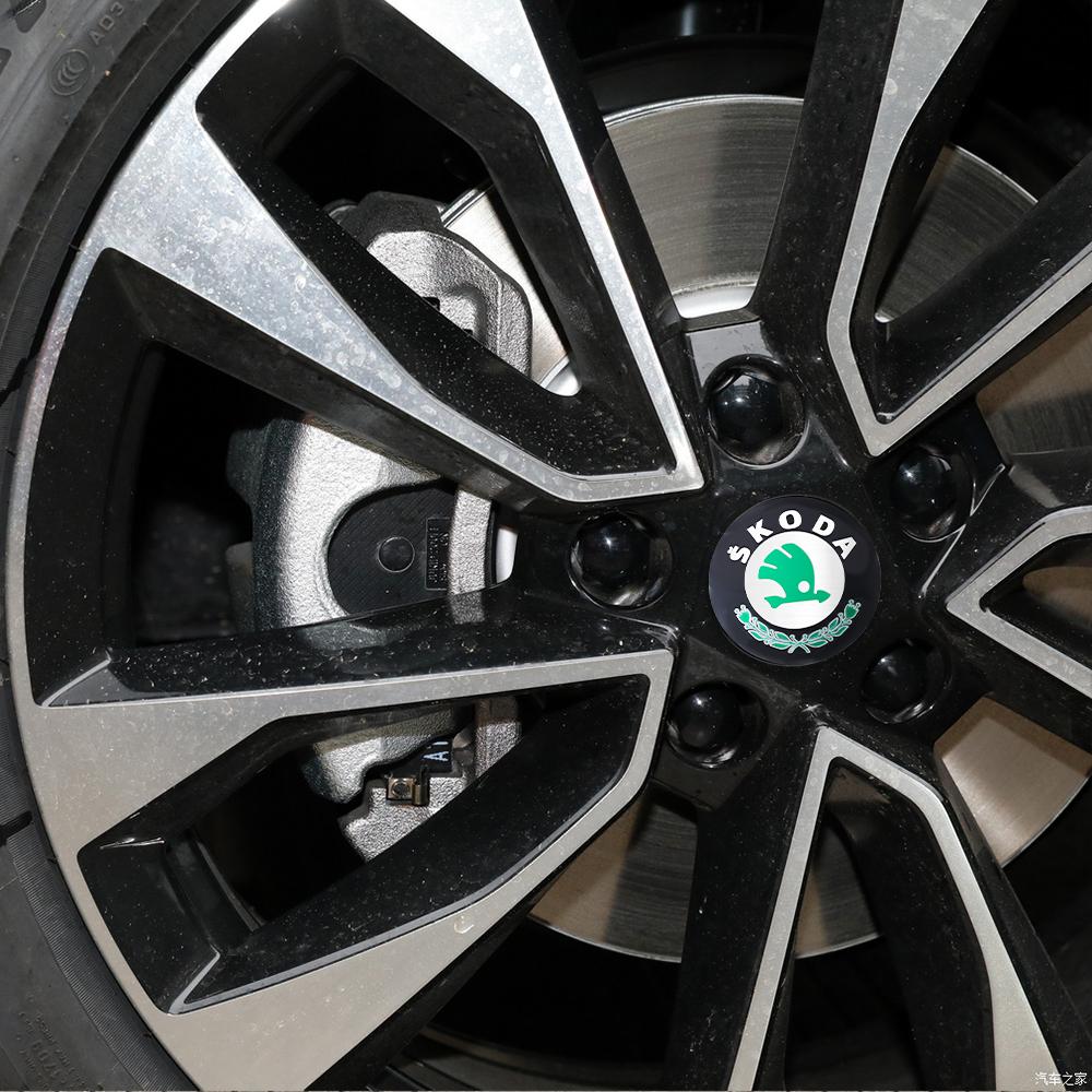 NADH5 4/8PCS 56 60mm Car Styling Wheel Center Hub Caps Rim Cover Badge Emblem Sticker For Skoda Rapid Octavia A5 RS Kodiaq Fabia A7