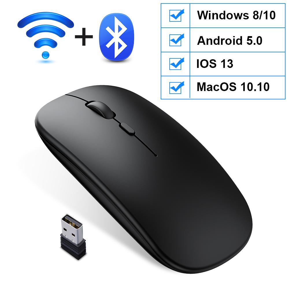 Wireless Mouse Bluetooth Mouse Rechargeable Computer Mice Ergonomic Silent Usb Optical Mause Gamer For Laptop Accessories Pc