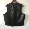 Новый жилет в стиле панк из натуральной овечьей кожи, байкерский жилет для скрытой носки, мотоциклетные куртки, мужской повседневный жилет, рубашка без рукавов
