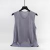 Fashion Men's Mesh Vest Quick-drying Sleeveless T-shirt Ice Silk Fitness Shoulders Large Size Loose Tops Tank Tops