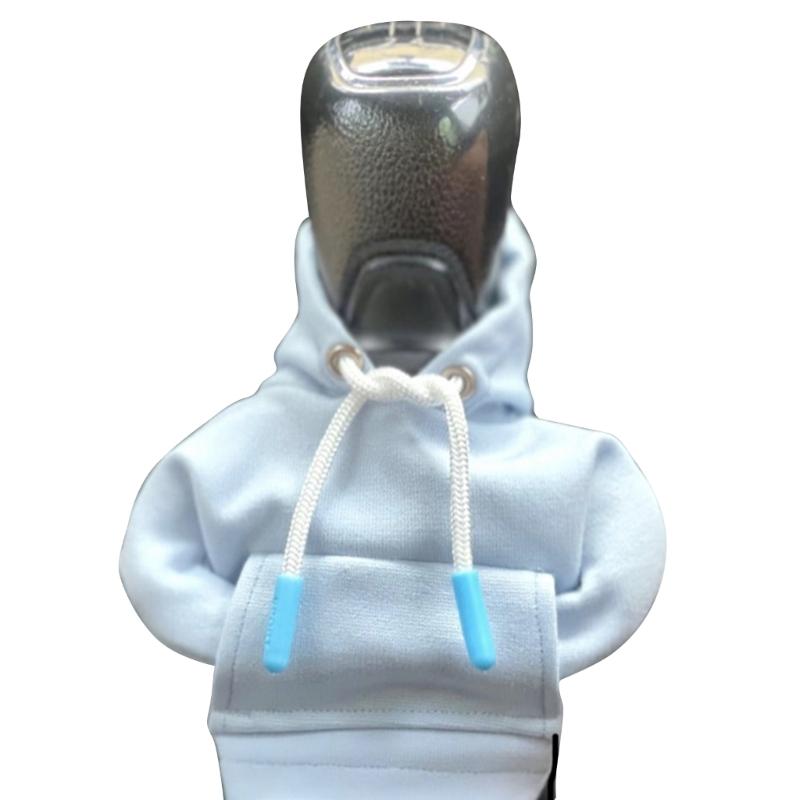 Крышка ручки переключения передач, модная толстовка с капюшоном, ручка переключения передач, декоративная крышка, ручное автоматическое авто, аксессуары для салона автомобиля