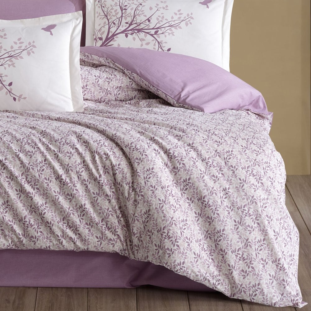 Hobby Arianna Plum - Poplin Double Duvet Cover Set