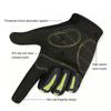 Skeleton Cycling Gloves MTB Bike Motorcycles Gloves Warm Gloves Anti-Slip Gel Bicycle Gloves Shock Absorption Finger Bone Gloves for Cycling Riding