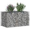 Gabion Raised Bed Silver