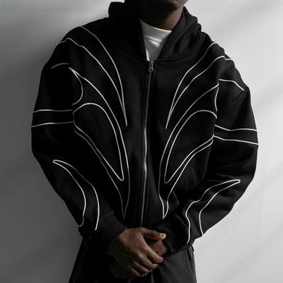 Европейский и американский Y2K уличный персонализированный принт мужская и женская модная свободная толстовка